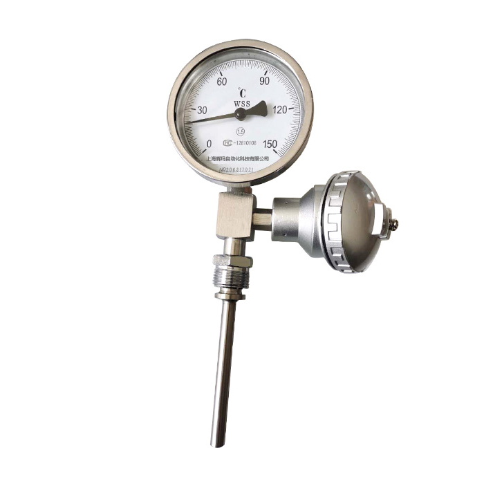 WSS帶熱電偶/熱電阻雙金屬溫度計(jì)